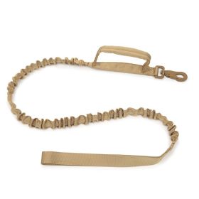 Large Dog Adjustable Camouflage Tactics Hand Holding Rope Nylon Strap (Option: Hand Holding Rope Khaki-L)