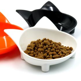 Pet cat bowl Non slip cute cat shaped colorful High Quality cat bowl cat food bowl (Color: pink)