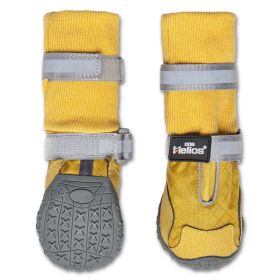 Dog Helios 'Traverse' Premium Grip High-Ankle Outdoor Dog Boots (Color: yellow)