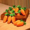 12 Plush Carrots Enrichment Dog Puzzle Toys Hide and Seek Carrot Farm Dog Toys Carrot Patch Dog Snuffle Toy for Puppy Large Dogs