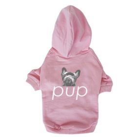 Pet Clothing Dog Hoodie Compared To Bear Cotton Hoodie (Option: Pink-2XL)