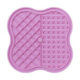 Pet Silicone Snack Catcher Dog (Option: Pink-20x20cm)