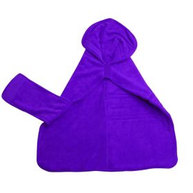 Pet Super Absorbent Quick Drying Fiber Bath Towel (Option: Purple-M)